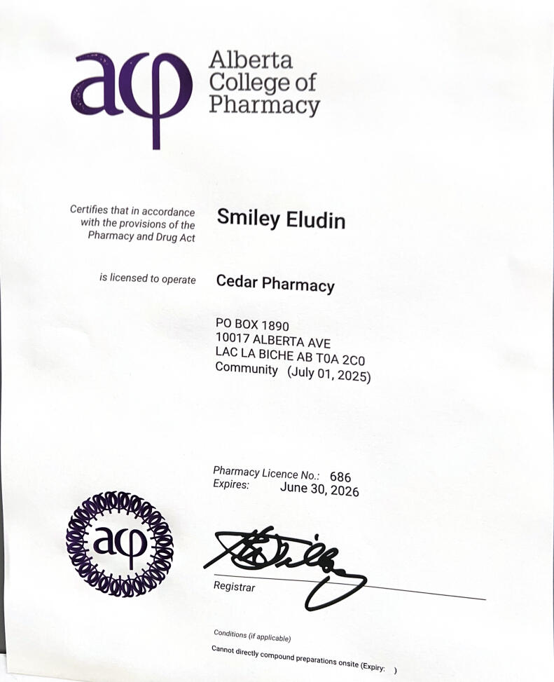 Pharmacy License