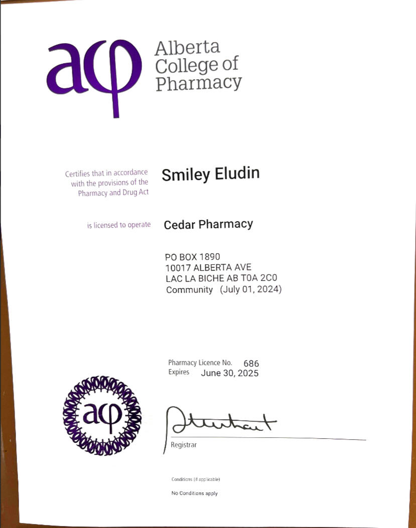 Pharmacy License